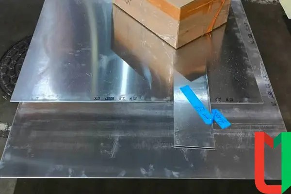 Алюминиевый лист 85х1300х1200 мм В95Т1 анодированный